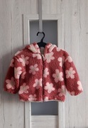 Kurtka bluza ocieplana dziewczynka 86 cm kwiaty