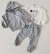 Komplet 3 częściowy PIESEK DRESIK BLUZA 74