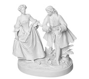 Biskwitowa Para Dworzan Eckert Volkstedt 1894