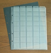 SAFE 7395 - Strona/karta ze wzmocnioną krawędzią i przekładką do monet 26mm