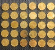Zestaw 2 zlotówek okolicznościowych 30 sztuk, każda inna, mix
