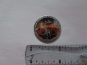 Magnes na lodówkę - 909g. DUBAJ Metalizowany