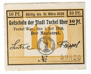 Tuchel / Tuchola - 10 FENIGÓW - 1.07.1918.