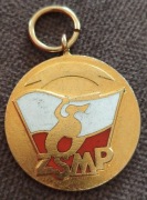 Medal zasłużony dla warszawskiej organizacji ZSMP z okresu PRL-u