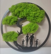 Drzewo rodzina z chrobotka 