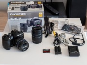 Olympus E-510 + 14-42 + 40-150 | komplet sklepowy | stabilizacja | pudełko