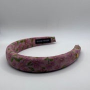 Opaska do włosów szeroka różowa