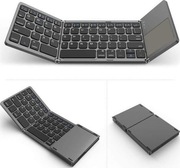 Klawiatura Bezprzewodowa Bluetooth Składana do Tabletu Touchpad QWERTY