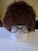 Futrzana czapka toczek jedyna w Polsce z PRL 