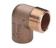 KOLANO 90° KIELICHOWE 22X3/4" BRĄZ VIEGA 107208