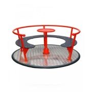 Karuzela tarczowa z siedziskami HDPE – otwarta