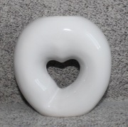 Ceramiczny świecznik serce