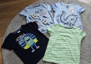 Pepco zestaw 4 koszulek dla chłopca r.104