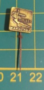 Stara spinka pins znaczek Herb Warszawa Nike