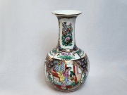 Wazon orientalny Chiny famille rose porcelana 25 cm