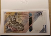 20 zł banknot kolekcjonerski Tysiąclecie Koronacji Bolesława Chrobrego