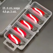 Błystki wędkarskie 5 szt. 4cm. 4,8 gr.