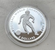 Cook Island 2 Dolary 2002 r Mundial Srebro 925