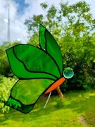 witraż motyl pamiątka prezent