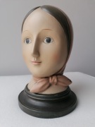 Stylizowana dekoracja głowa z polyresinu