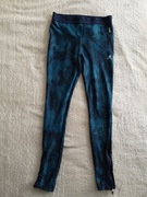 Niebieskie spodnie legginsy spodnie sportowe Decathlon Domyos 36