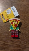 LEGO Pizza Brelok do Kluczy, Latarka, Dziecięcy Kolorowy