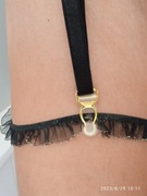 Podwiązka czarna, zestaw 2 sztuk