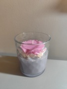 Świeczka kwiatek sojowa naturalna 