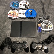 Zestaw PS2 + 2 pady, 6 gier Street Warrior