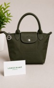 Longchamp Paris Le Pliage Torebka Damska Średnia Oliwkowa Zielona Składana
