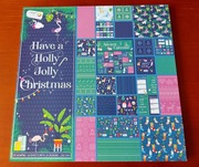 Scrapbooking - blok papierów zimowych/ świątecznych 30x30 (koty, lamy)