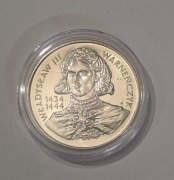 10000 zł 1992 Władysław III Warneńczyk w kapslu Stan 1