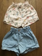 Krótkie spodenki HM 80 dziewczęce komplet 