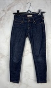 Levi's Granatowe Spodnie Jeansowe S 36