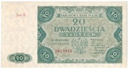 20 złotych 1947 