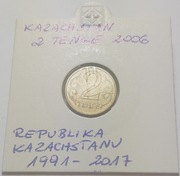 Kazachstan 2 Tenge 2006 – Ładny Stan połysk patyna 