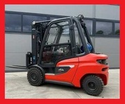 NOWY Wózek widłowy LINDE H35 przesuw boczny TRIPLEX kabina ogrzewanie