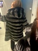 Futro szynszyl krolik rex plus norka rozm S  M do L 