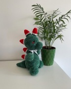 Smok/dinozaur Dino na szydełku 