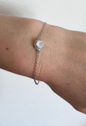 Bransoletka kamień księżycowy moonstone srebro 925