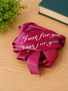 Wstążka ozdobna czerwona „Just for you” prezentowa