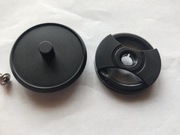 Element mocowania krążka do singli na blacie gramofonu+ krążek do singli 
