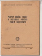 Przepisy pomocy w przypadkach porażenia prądem elektrycznym 1961