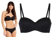 Biustonosz bez ramiączek LingaDore Daily Strapless 85C czarny, pianka