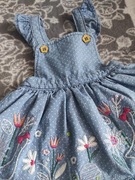 Nutmeg sukienka jeansowa r. 50 cm 