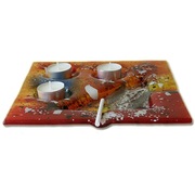 Świecznik na trzy świece fusing