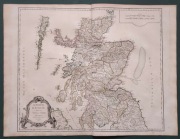 Szkocja Wielka Brytania Vaugondy 1751