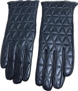 Rękawiczki damskie ze skóry naturalnej z kaszmirem