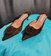 Buty, klapki Aquazurra The Hoop Mule 50, rozmiar 36 1/2.