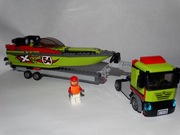 LEGO 60254 City Transporter łodzi wyścigowej